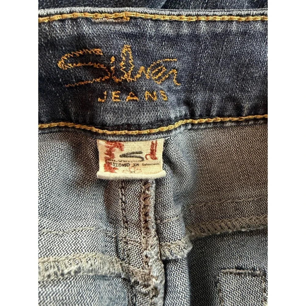 Silver Suki Bootcut Jeans Womens W31 L32‎ Blue Denim Classic 5-Pocket Dark Wash